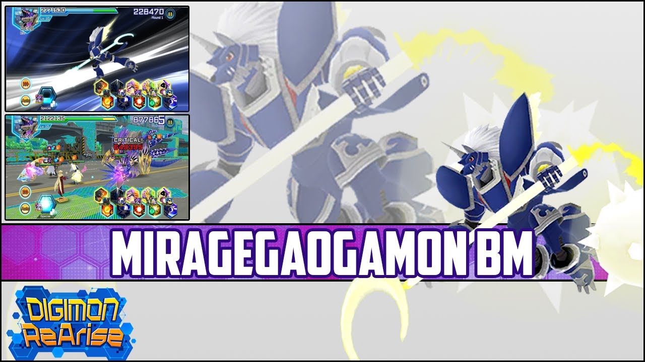 MIRAGEGAOGAMON BM SHOWCASE: The best universal support in the game ...