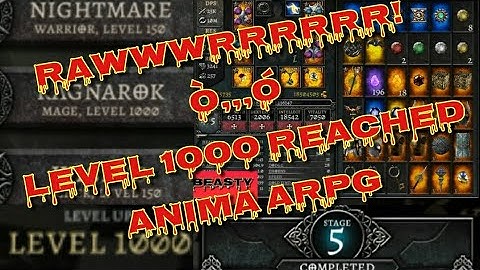 LEVEL 1000 REACHED AS RAGNAROK - LETS PLAY ANIMA ARPG - THE EPIC BEASTY GAMER - SPIDER QUEEN BOSS