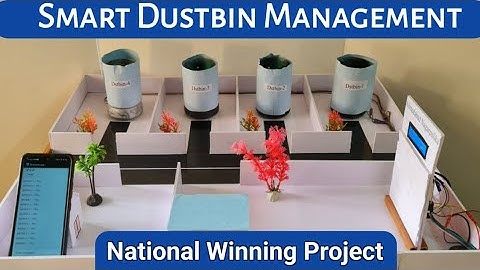Smart Dustbin Menegment | Science Fair Project | National winning project | Ardiuno based project