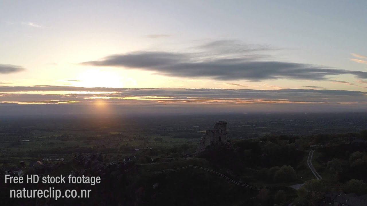 footage of chernobyl FREE Aerial Stock Footage: Bird's eye sunset CC-BY NatureClip