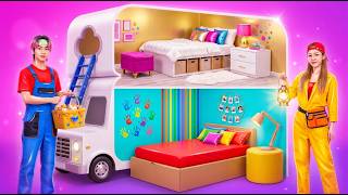 CHEAP vs EXPENSIVE Room Makeover Hacks!