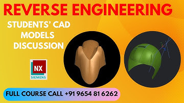 HINDI | 87. Live Session CAD Modeling | Reverse Engineering NX Course Call +91 9654 81 6262