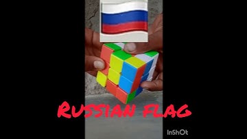 how to make russian flag on rubik