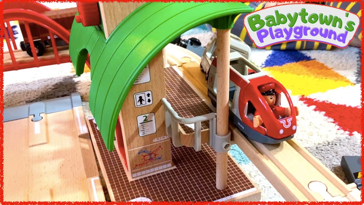 Building and Playing with the Brio World Train Set - YouTube