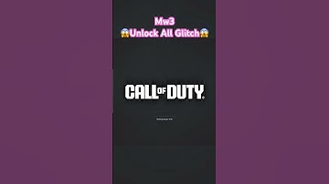 Unlock all glitch! No need for hacks #mwglitches #mw3glitch #warzoneglitches #gaming #callofduty #mw