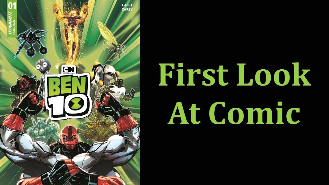 Представлен первый официальный взгляд на комикс Ben 10.