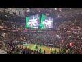 Fire alarm goes off in the middle of the celtics pregame introduction 