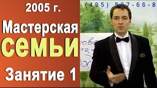 курс Мастерская семьи 2005г. урок 1 Деменьшин Норбеков курс Мастерская семьи 2005г. урок 1 Деменьшин Норбеков