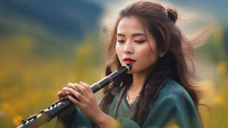 Sound of Flute Tibetan Clearing the Mind of Negative Thoughts - Eliminate Stress And Calm The Mind