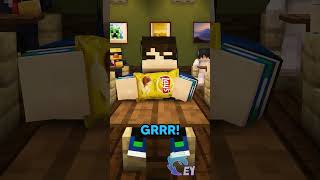 Trying to Open Food Quietly in Class… #minecraft