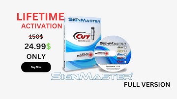 SignMaster V5 Pro download And install SignMaster Pro with PSN Activation code Vinyl Cutting.