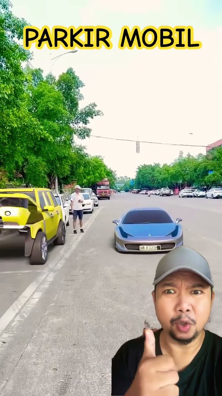 PARKIR MOBIL CANGGIH!!?? #funny #vfx #shorts
