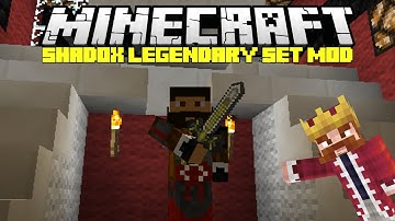 Minecraft 1.8.4: Shadox Legend Set Mod | Heroic Rare Weapons | Excalibur, Mjolnir, and More!