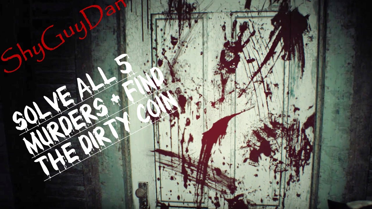 Resident Evil 7: Beginning Hour - SOLVE ALL 5 MURDERS + FIND THE DIRTY COIN (PS4)