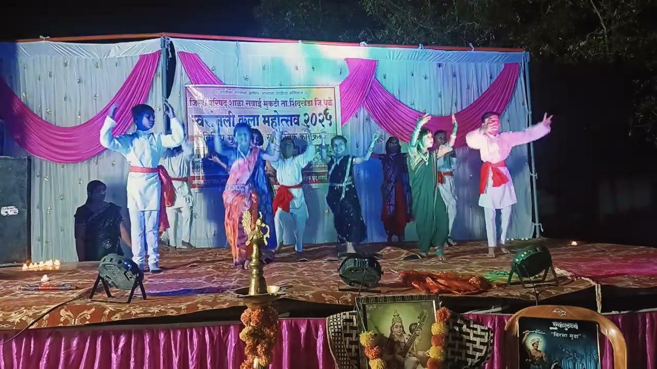 @महाराष्ट्र सण#स्वरांजली कला महोत्सव 2026 (पर्व 2रे)जि.प.शाळा सवाई मुकटी ता.शिंदखेडा जि. धुळे 