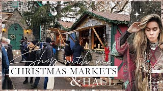3 CHRISTMAS MARKETS IN 1 DAY &amp; HAUL | SHOP WITH ME &amp; VLOG