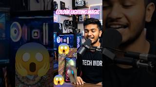 colour lighting magic kaise kare । colour lighting magic in youtube।#shorts #tech #trending