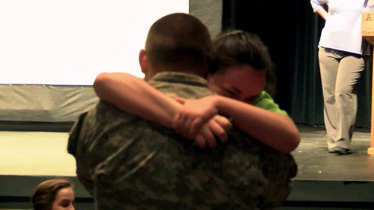 U.S. Army Private Surprises Sister for High School Graduation
