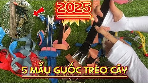 5 mẫu guốc trèo cây giá rẻ | guốc trèo cây hái ươi, guốc leo cây bắt ong
