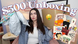 I bought $300 of thrifted clothes! UNBOXING HAUL by Leah Pripps 13,463 views 1 year ago 11 minutes, 55 seconds