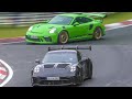 2022 Porsche 992 GT3 RS vs 991 GT3 RS Sound Comparison Nurburgring