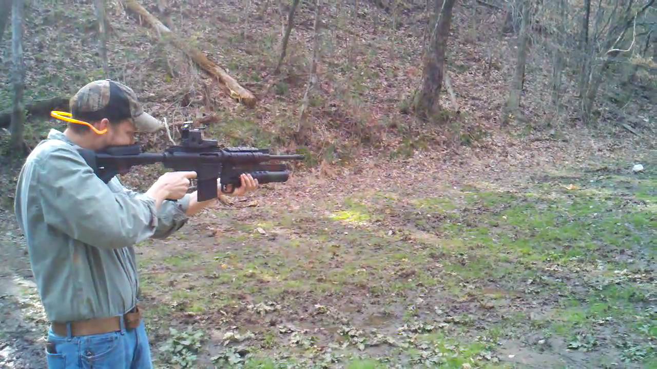 Camo Knights Luke master key ar10 - YouTube