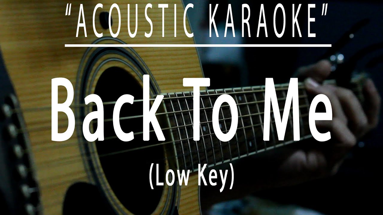 Back to me - Cueshé (Acoustic karaoke)