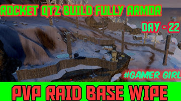 [ARK MOBILE] PVP RAID BASE - FULLY ARMORED ROKET QTZ BUILDING - DAY - 22