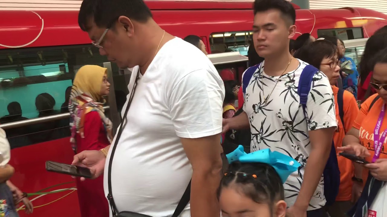 Sentosa Express Monorail Red - YouTube