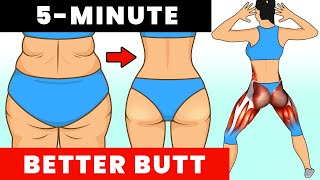 5 Minute Better Butt Workout Lift and Tone Your Glutes at Any Age Shaping for Women at Home