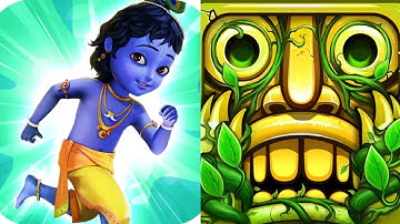 Little Krishna VS Temple Run 2 Game 2024 Gameplay Android, ios