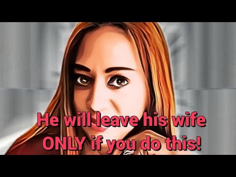 Video: How To Get A Married Man Out Of A Family