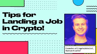 Top 3 Tips to Land a Job in Crypto (No Experience Required)
Subscribe for more content on Defi tutorials, interviews and helpful crypto advice!Note: NOTHING I SAY IS FINANCIAL ADVICE, I AM NOT A FINANCIAL ADVISOR. USE YOUR MONEY AT YOUR OWN RISK, I AM NOT RESPONSIBLE FOR WHAT HAPPENS TO YOU.
ββ¬β¬β¬β¬β¬β¬β¬β¬β¬β¬β¬β¬β¬β¬β
Links to my Official Social Media:
Twitter: https://twitter.com/cryptocomix1 π¦
Tiktok: https://www.tiktok.com/@cryptocomix πΊπ»
Instagram: https://www.instagram.com/cryptocomix1/ πΈ
LinkedIn: https://www.linkedin.com/in/hector-diaz-5823409b/ πΌ
Email List: https://beacons.ai/cryptocomix π§
ββ¬β¬β¬β¬β¬β¬β¬β¬β¬β¬β¬β¬β¬β¬β
Referral links:
π¨π¦#1 Exchange for Canadians π¨π¦ Get a $25 Bonus
https://web.newton.co/r/9Z6H6Dβ
ββ¬β¬β¬β¬β¬β¬β¬β¬β¬β¬β¬β¬β¬β¬β
πΈ #1 Exchange for Non-Canadians πΈ
https://bingx.com/invite/DOMPVWGG
ββ¬β¬β¬β¬β¬β¬β¬β¬β¬β¬β¬β¬β¬β¬β
π Photon For Finding New Token Pairs πhttps://photon-sol.tinyastro.io/@eternalwordsss
ββ¬β¬β¬β¬β¬β¬β¬β¬β¬β¬β¬β¬β¬β¬β
π BonkBot Telegram Trading Bot πhttps://t.me/bonkbot_bot?start=ref_32jyd
ββ¬β¬β¬β¬β¬β¬β¬β¬β¬β¬β¬β¬β¬β¬β
π Secure your Crypto with a Trezor Wallet π
https://affil.trezor.io/SHKm
ββ¬β¬β¬β¬β¬β¬β¬β¬β¬β¬β¬β¬β¬β¬β
DISCLAIMER: Please be advised that the content of my media is my personal opinion and is intended FOR GENERAL INFORMATION PURPOSES ONLY, not financial advice.
Nothing herein shall be construed to be financial, legal or tax advice.
The content of this video is solely the opinions of the speaker who is not a licensed financial advisor or registered investment advisor.
Purchasing cryptocurrencies poses considerable risk of loss. The speaker will not be held responsible for any losses or gains.
Always do your own research and advise with a professional before making your own investments. Hector takes no responsibility for the viewerβs actions. Subscribe for more content on Defi tutorials, interviews and helpful crypto advice!
ββ¬β¬β¬β¬β¬β¬β¬β¬β¬β¬β¬β¬β¬β¬β
Social Media:
Twitter: https://twitter.com/cryptocomix1
Tiktok: https://www.tiktok.com/@cryptocomix
Instagram: https://www.instagram.com/cryptocomix1/
LinkedIn: https://www.linkedin.com/in/hector-diaz-5823409b/
Email List: https://beacons.ai/cryptocomix
ββ¬β¬β¬β¬β¬β¬β¬β¬β¬β¬β¬β¬β¬β¬β
Referral links:
π¨π¦#1 Exchange for Canadians with Bonus $25 π¨π¦
https://web.newton.co/r/9Z6H6Dβ
ββ¬β¬β¬β¬β¬β¬β¬β¬β¬β¬β¬β¬β¬β¬β
πΈ #1 Exchange for Non-Canadians πΈ
https://bingx.com/invite/DOMPVWGG
ββ¬β¬β¬β¬β¬β¬β¬β¬β¬β¬β¬β¬β¬β¬β
π Secure your Crypto with a Trezor Wallet π
https://affil.trezor.io/SHKm
ββ¬β¬β¬β¬β¬β¬β¬β¬β¬β¬β¬β¬β¬β¬β
DISCLAIMER: Please be advised that the content of my media is my personal opinion and is intended FOR GENERAL INFORMATION PURPOSES ONLY, not financial advice.
Nothing herein shall be construed to be financial, legal or tax advice.
The content of this video is solely the opinions of the speaker who is not a licensed financial advisor or registered investment advisor.
Purchasing cryptocurrencies poses considerable risk of loss. The speaker will not be held responsible for any losses or gains.
Always do your own research and advise with a professional before making your own investments. Hector takes no responsibility for the viewerβs actions. In this series I interview Raman Ksaitor - founder of CryptoJobsList, the #1 Crypto Job Board. We discuss how to build a web3 startup, tips for finding a job and much more!
Find him on Twitter: https://twitter.com/ksaitor
And checkout: https://cryptojobslist.com/
ββ¬β¬β¬β¬β¬β¬β¬β¬β¬β¬β¬β¬β¬β¬β
Social Media:
Twitter: https://twitter.com/cryptocomix1
Tiktok: https://www.tiktok.com/@cryptocomix
Instagram: https://www.instagram.com/hector.ust/
LinkedIn: https://www.linkedin.com/in/hector-diaz-5823409b/
Email List: https://beacons.ai/cryptocomix
Donations: 0x51cF63a3D1Ab9cE0546c81245a5fA4B405c03a52
ββ¬β¬β¬β¬β¬β¬β¬β¬β¬β¬β¬β¬β¬β¬β
Referral links:
πΈ Sign up for Crypto.com and get $25 πΈ
https://crypto.com/app/comix
ββ¬β¬β¬β¬β¬β¬β¬β¬β¬β¬β¬β¬β¬β¬β
πΈ Sign up for Newton.co and get $25 πΈ
https://web.newton.co/r/9Z6H6Dβ
ββ¬β¬β¬β¬β¬β¬β¬β¬β¬β¬β¬β¬β¬β¬β
DISCLAIMER: Please be advised that the content of my media is my personal opinion and is intended FOR GENERAL INFORMATION PURPOSES ONLY, not financial advice.
Nothing herein shall be construed to be financial, legal or tax advice.
The content of this video is solely the opinions of the speaker who is not a licensed financial advisor or registered investment advisor.
Purchasing cryptocurrencies poses considerable risk of loss. The speaker will not be held responsible for any losses or gains.
Always do your own research and advise with a professional before making your own investments. Hector takes no responsibility for the viewerβs actions. Top 3 Tips to Land a Job in Crypto (No Experience Required)