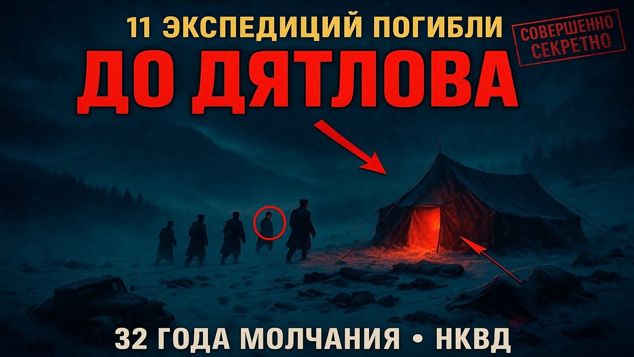 Группа Дятлова — НЕ ПЕРВАЯ: НКВД скрывал 11 похожих случаев с 1927 года. Все на Урале