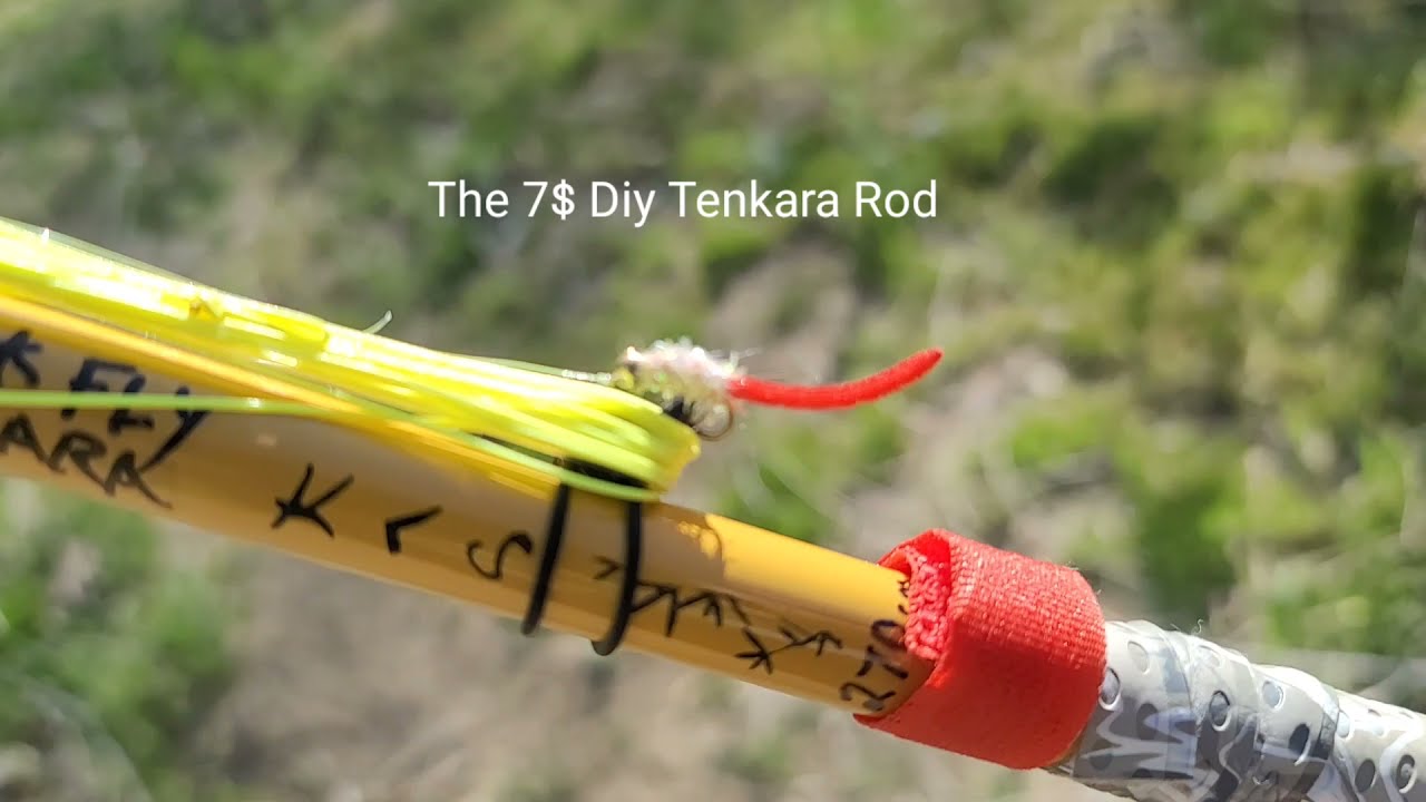 Tenkara Fishing A 7$ Diy Tenkara Rod! Black Fly Creations Fly Fishing Utah  