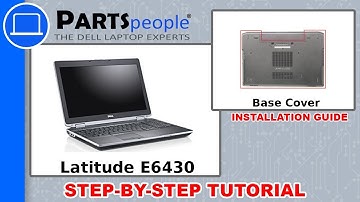 Dell Latitude E6430 (P25G001) Base Cover How-To Video Tutorial