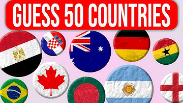 Guess the Country | Part-2 | In 4 Seconds | Correct 50 National Flags