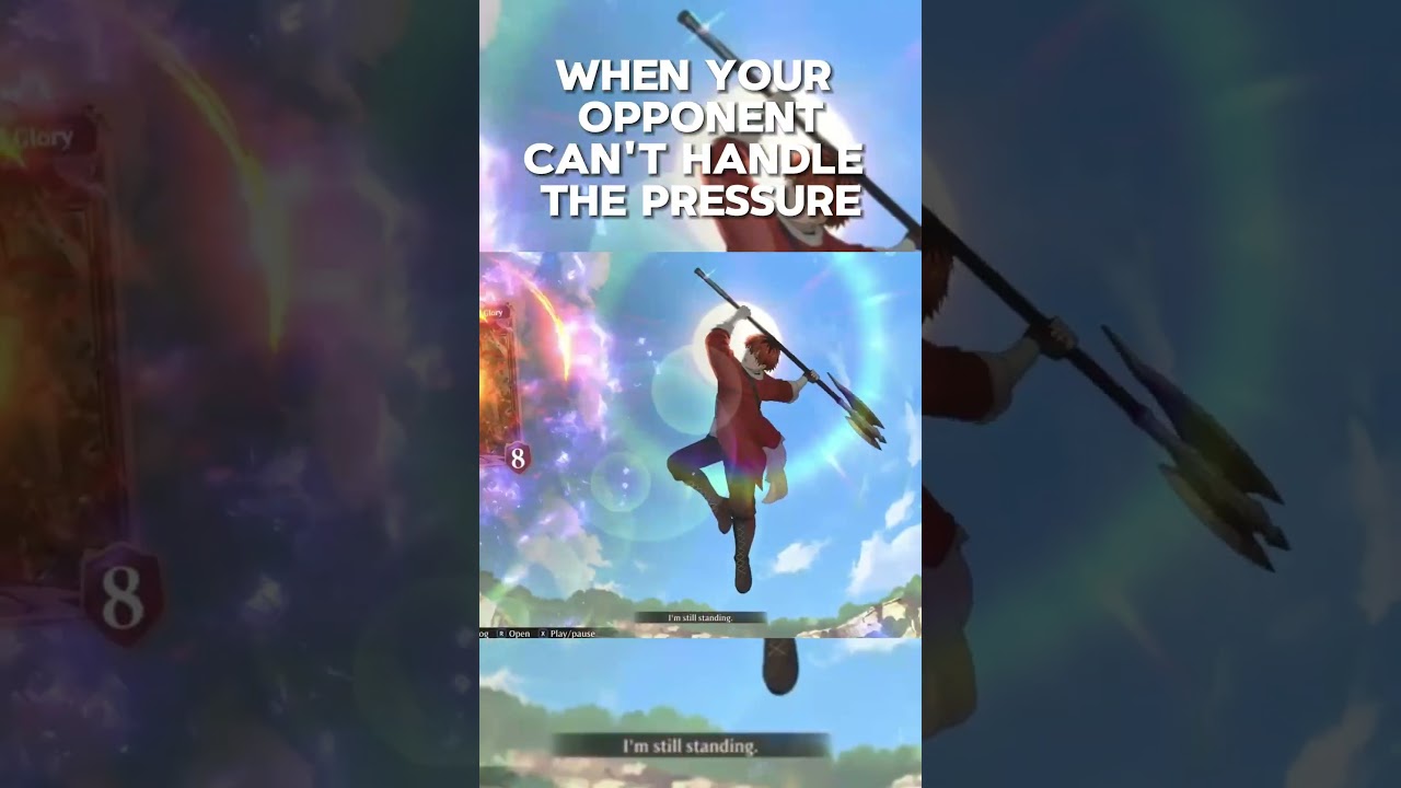 Когда ваш противник не справляется с давлением