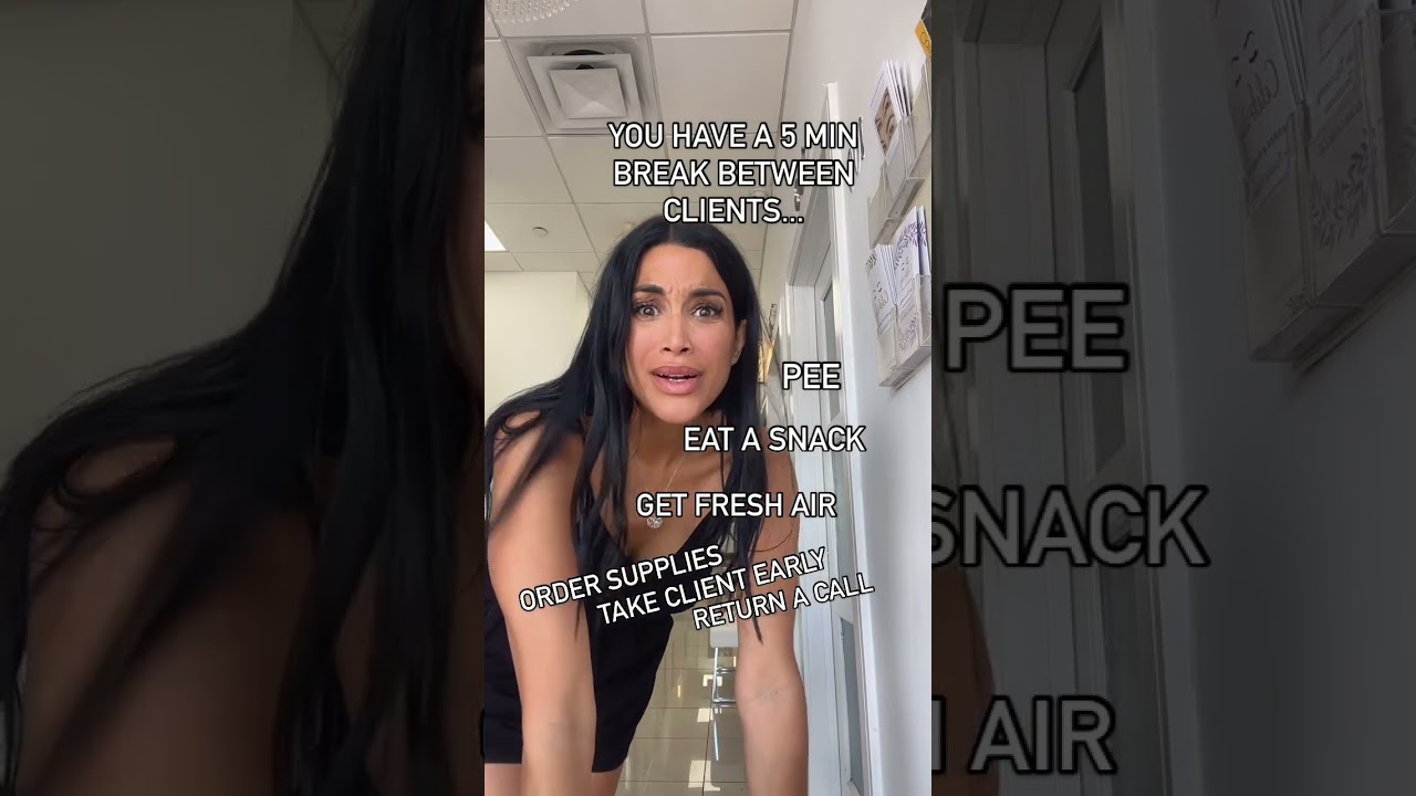 That moment when you finally get a 5-minute break between clients and have no idea what to do..... 🤔