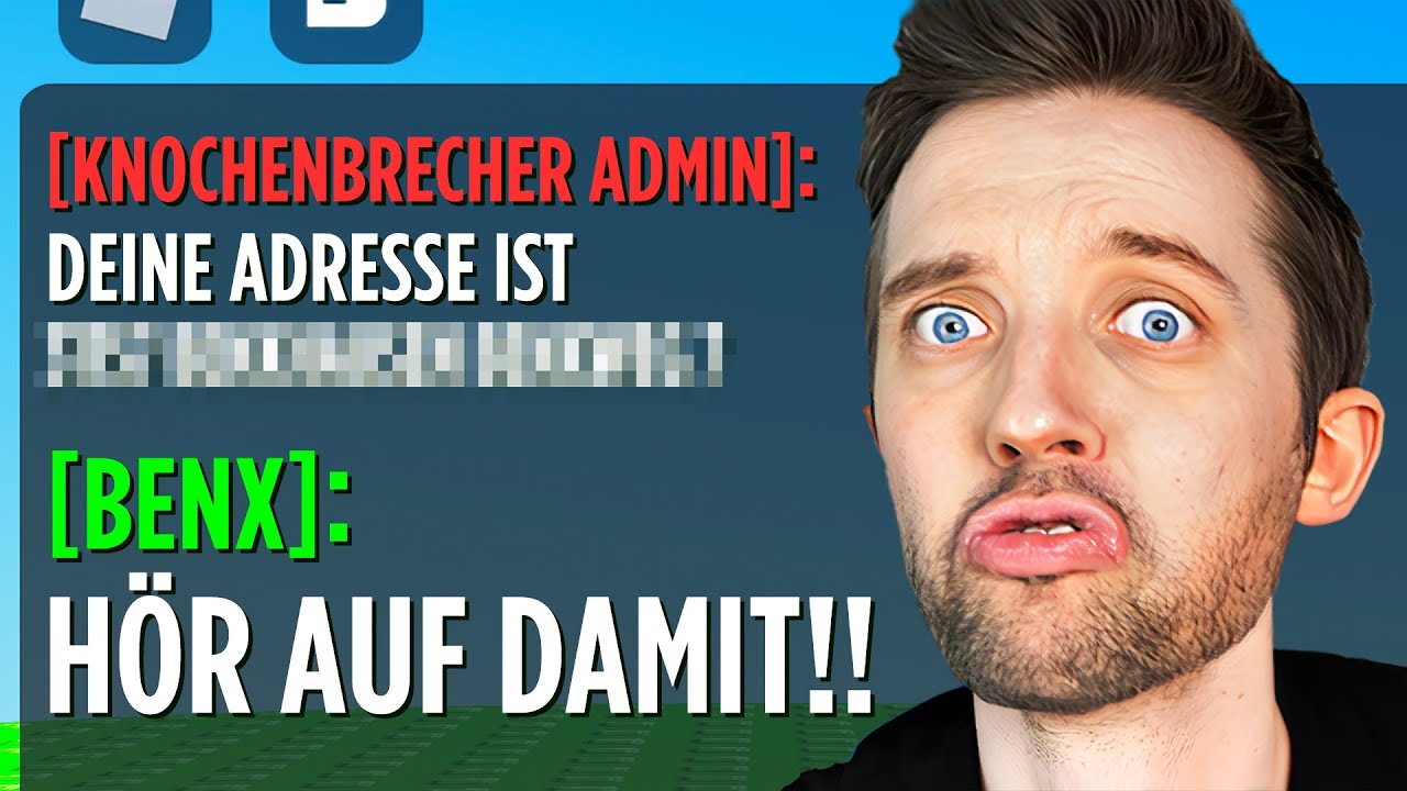 KNOCHENBRECHER ADMIN SCHREIBT MIR??? in Roblox