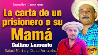 Salomón Moreno vs Zacarías Marín N° 1101 ( LA CARTA DE UN PRISIONERO)