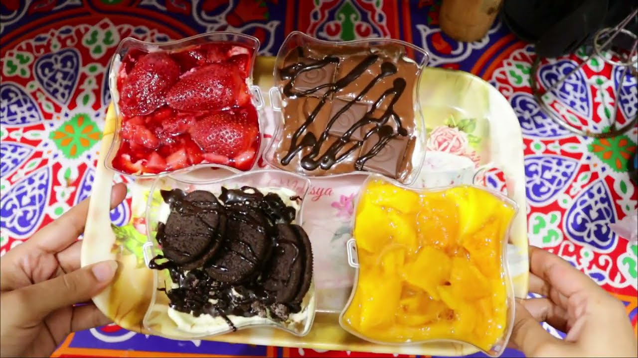 ألذ كنافة بالنوتيلا و المانجه وبالاوريو والفراولة بأسهل طريقة واجمل طعم