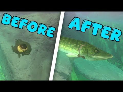 Gua Jadi Ikan Pike Dari Kecil Sampe Gede Di Feed And Grow Fish