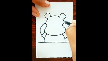 Cute Drawing For Kids | Easy And Cute Cartoon Drawing For Kids Step By Step #shorts #drawing #cute