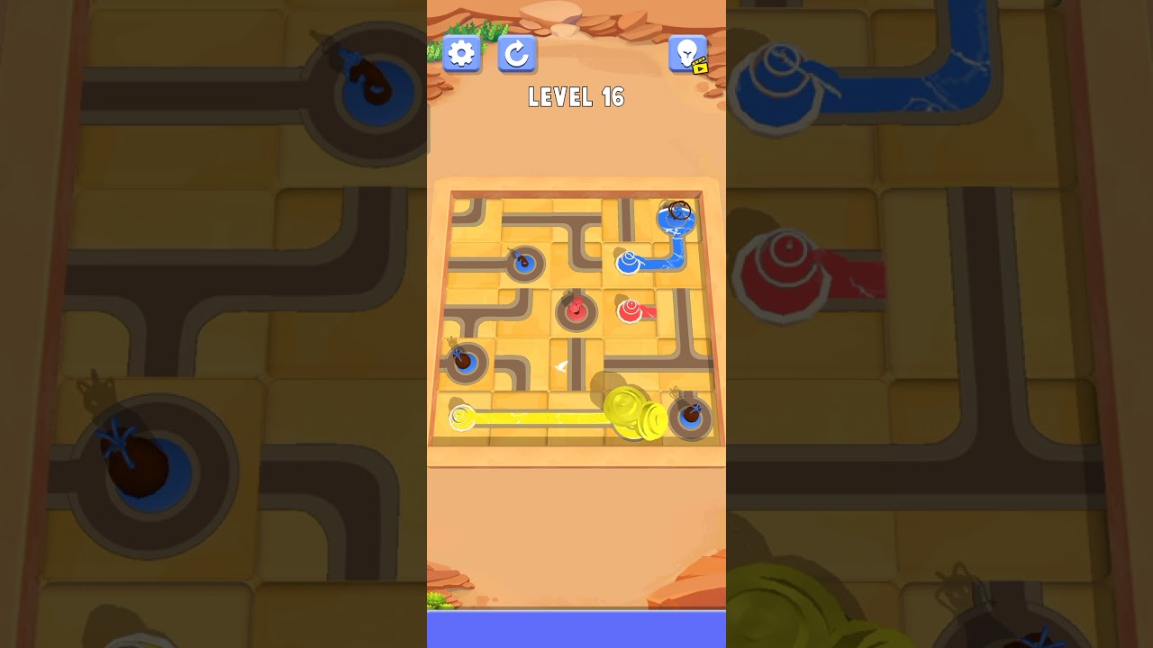 Water connect puzzle level:- 16 😎😎