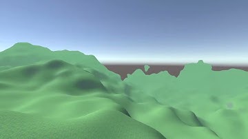 Endless terrain using marching cubes - Unity