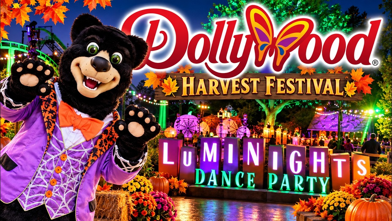 Everything NEW at Dollywood’s Harvest Festival | Dance Party, Rides, Merch & More!