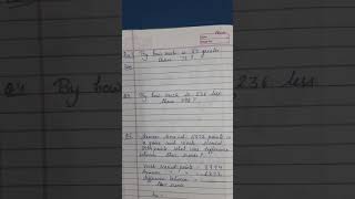 Statements Sums (Exercise -4F)