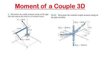 🔺20 - Moment van een koppel 3D: Voorbeeld 1 - 2