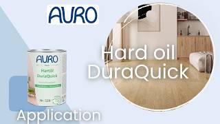 Protected wood floors in no time | Application of Hard oil DuraQuick | AURO